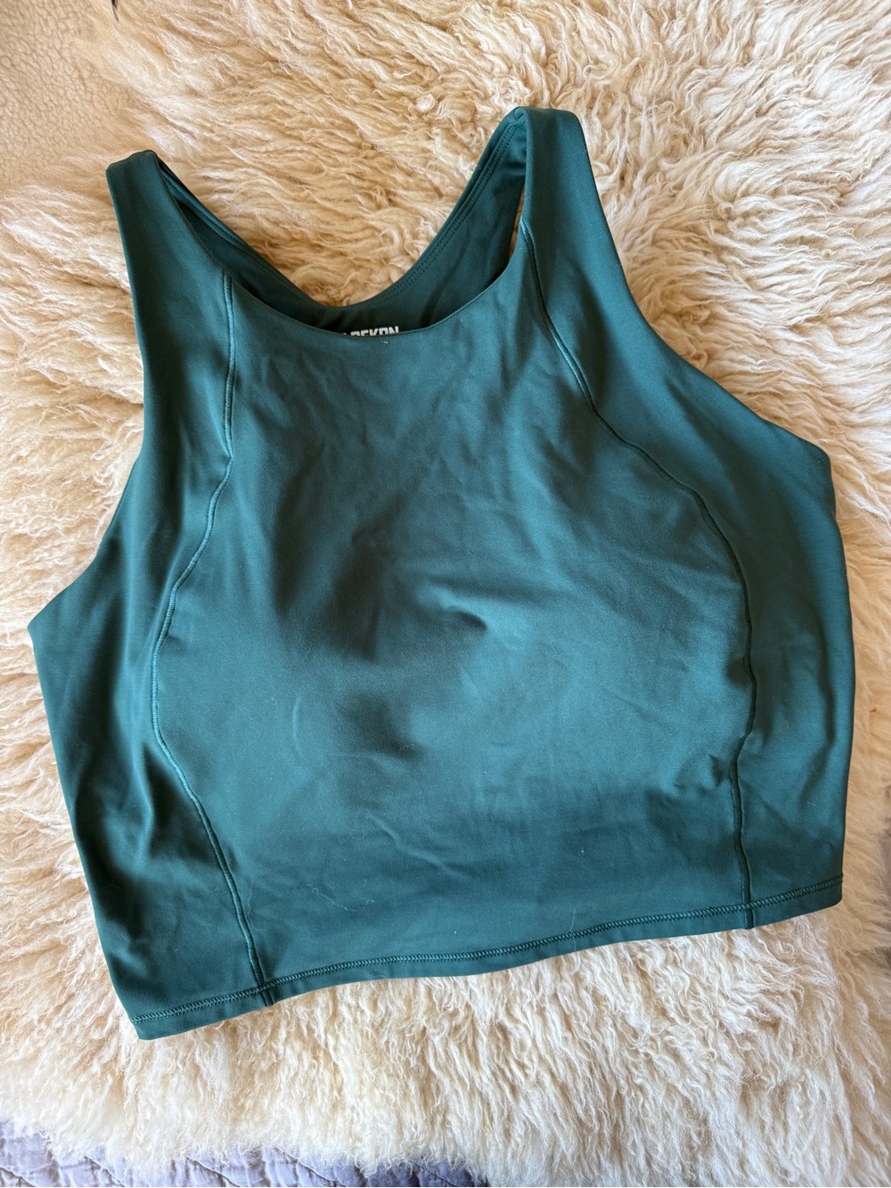 Duluth Trading Co Women's AKHG Trail Tech Longline Wireless Bra Tank Sz 16
